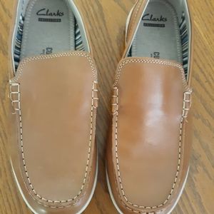 Mens Clark's slip on loafers